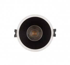 DK3026-WB Встраиваемый светильник, IP 20, 10 Вт, GU5.3, LED, белый/черный, пластик в Добрянке - dobryanka.ok-mebel.com | фото