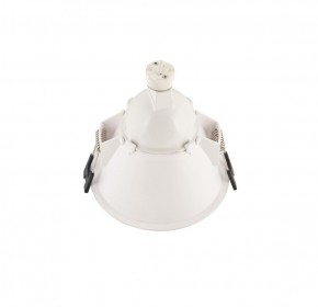 DK3026-WG Встраиваемый светильник, IP 20, 10 Вт, GU5.3, LED, белый/золотой, пластик в Добрянке - dobryanka.ok-mebel.com | фото 3