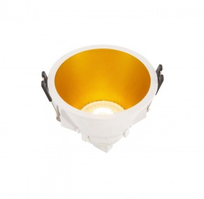 DK3026-WG Встраиваемый светильник, IP 20, 10 Вт, GU5.3, LED, белый/золотой, пластик в Добрянке - dobryanka.ok-mebel.com | фото 4