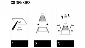 DK3026-WH Встраиваемый светильник, IP 20, 10 Вт, GU5.3, LED, белый, пластик в Добрянке - dobryanka.ok-mebel.com | фото 7