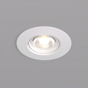 DK3028-WH Встраиваемый светильник, IP 20, 10 Вт, GU5.3, LED, белый, пластик в Добрянке - dobryanka.ok-mebel.com | фото