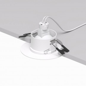 DK3028-WH Встраиваемый светильник, IP 20, 10 Вт, GU5.3, LED, белый, пластик в Добрянке - dobryanka.ok-mebel.com | фото 3