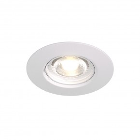 DK3028-WH Встраиваемый светильник, IP 20, 10 Вт, GU5.3, LED, белый, пластик в Добрянке - dobryanka.ok-mebel.com | фото 5