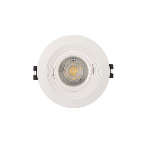 DK3029-WH Встраиваемый светильник, IP 20, 10 Вт, GU5.3, LED, белый, пластик в Добрянке - dobryanka.ok-mebel.com | фото 1
