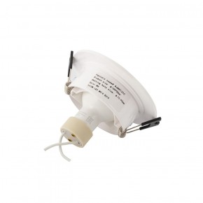 DK3029-WH Встраиваемый светильник, IP 20, 10 Вт, GU5.3, LED, белый, пластик в Добрянке - dobryanka.ok-mebel.com | фото 3