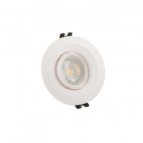 DK3029-WH Встраиваемый светильник, IP 20, 10 Вт, GU5.3, LED, белый, пластик в Добрянке - dobryanka.ok-mebel.com | фото 4