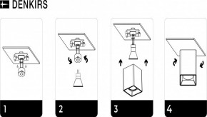 DK3030-WH Светильник накладной IP 20, 10 Вт, GU5.3, LED, белый, пластик в Добрянке - dobryanka.ok-mebel.com | фото 8