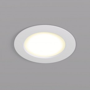 DK3046-WH Встраиваемый светильник, IP 20, 5Вт, LED, белый, пластик в Добрянке - dobryanka.ok-mebel.com | фото
