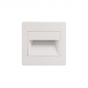 DK3050-WH Светильник встраиваемый в стену, IP 20, LED 3000, 1 Вт, белый, пластик в Добрянке - dobryanka.ok-mebel.com | фото 3