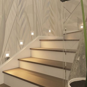 DK3050-WH Светильник встраиваемый в стену, IP 20, LED 3000, 1 Вт, белый, пластик в Добрянке - dobryanka.ok-mebel.com | фото 9