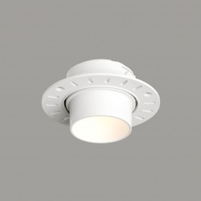 DK3056-WH Встраиваемый светильник под шпатлевку, IP20, до 15 Вт, LED, GU5,3, белый, пластик в Добрянке - dobryanka.ok-mebel.com | фото 1