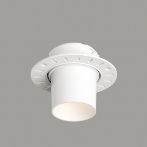DK3057-WH Встраиваемый светильник под шпатлевку, IP20, до 15 Вт, LED, GU5,3, белый, пластик в Добрянке - dobryanka.ok-mebel.com | фото 1