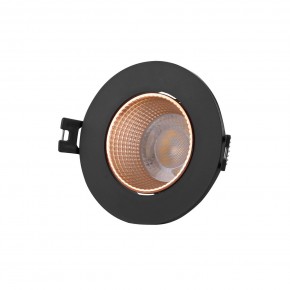 DK3061-BBR Встраиваемый светильник, IP 20, 10 Вт, GU5.3, LED, черный/бронзовый, пластик в Добрянке - dobryanka.ok-mebel.com | фото