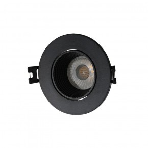 DK3061-BK Встраиваемый светильник, IP 20, 10 Вт, GU5.3, LED, черный/черный, пластик в Добрянке - dobryanka.ok-mebel.com | фото