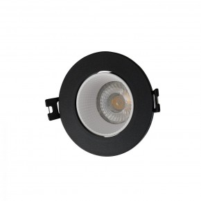 DK3061-BK+WH Встраиваемый светильник, IP 20, 10 Вт, GU5.3, LED, черный/белый, пластик в Добрянке - dobryanka.ok-mebel.com | фото