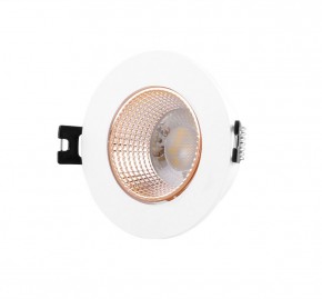 DK3061-WBR Встраиваемый светильник, IP 20, 10 Вт, GU5.3, LED, белый/бронзовый, пластик в Добрянке - dobryanka.ok-mebel.com | фото