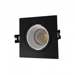 DK3071-BK+WH Встраиваемый светильник, IP 20, 10 Вт, GU5.3, LED, черный/белый, пластик в Добрянке - dobryanka.ok-mebel.com | фото