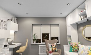 DK3072-BK+WH Встраиваемый светильник, IP 20, 10 Вт, GU5.3, LED, черный/белый, пластик в Добрянке - dobryanka.ok-mebel.com | фото 2