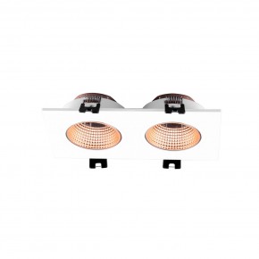 DK3072-WBR Встраиваемый светильник, IP 20, 10 Вт, GU5.3, LED, белый/бронзовый, пластик в Добрянке - dobryanka.ok-mebel.com | фото 2