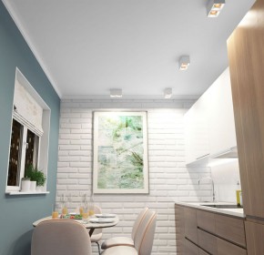 DK3085-WH+BR Светильник накладной IP 20, 10 Вт, GU5.3, LED, белый/бронзовый, пластик в Добрянке - dobryanka.ok-mebel.com | фото 2