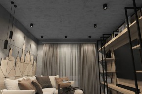 DK3090-BK+CH Светильник накладной IP 20, 10 Вт, GU5.3, LED, черный/хром, пластик в Добрянке - dobryanka.ok-mebel.com | фото 2