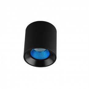 DK3090-BK+CY Светильник накладной IP 20, 10 Вт, GU5.3, LED, черный/голубой, пластик в Добрянке - dobryanka.ok-mebel.com | фото