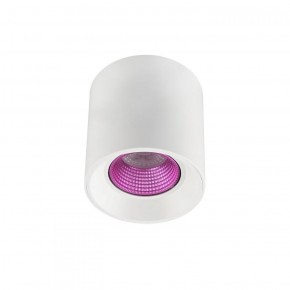 DK3090-WH+PI Светильник накладной IP 20, 10 Вт, GU5.3, LED, белый/розовый, пластик в Добрянке - dobryanka.ok-mebel.com | фото