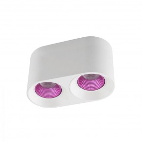 DK3096-WH+PI Светильник накладной IP 20, 10 Вт, GU5.3, LED, белый/розовый, пластик в Добрянке - dobryanka.ok-mebel.com | фото