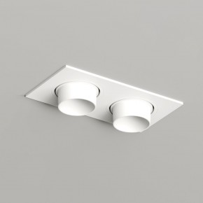 DK3122-WH Встраиваемый светильник, IP20, до 15 Вт, LED, GU5,3, белый, пластик в Добрянке - dobryanka.ok-mebel.com | фото 2
