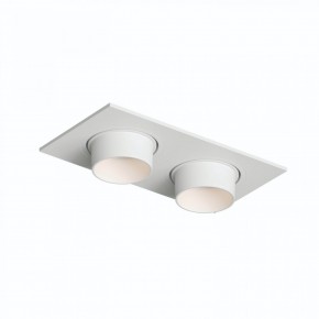 DK3122-WH Встраиваемый светильник, IP20, до 15 Вт, LED, GU5,3, белый, пластик в Добрянке - dobryanka.ok-mebel.com | фото 4