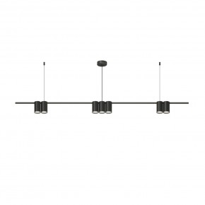 DK4063-BK Подвесной светильник ORBIT, IP20, 7xGU10 LED до 15 Вт, черный матовый, алюминий в Добрянке - dobryanka.ok-mebel.com | фото 3