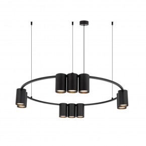 DK4065-BK Подвесной светильник ORBIT, IP20, 10xGU10 LED до 15 Вт, черный матовый, алюминий в Добрянке - dobryanka.ok-mebel.com | фото 3