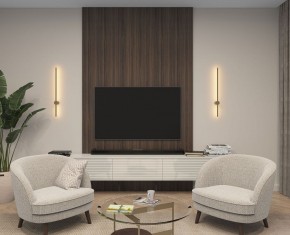 DK5012-SG Бра 800 мм, 3000К, IP20,7 Вт, матовое золото в Добрянке - dobryanka.ok-mebel.com | фото 5