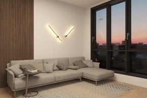 DK5012-SG Бра 800 мм, 3000К, IP20,7 Вт, матовое золото в Добрянке - dobryanka.ok-mebel.com | фото 7