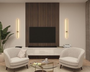 DK5014-SG Бра 1000 мм, 3000К, IP20, 12 Вт, матовое золото в Добрянке - dobryanka.ok-mebel.com | фото 5