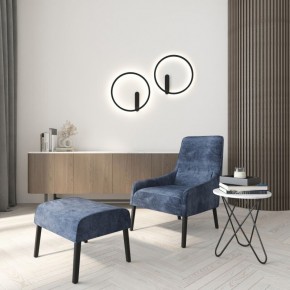 DK5035-BK Бра ROUND со светодиодом, IP20, 24W, 3000/4000/6500K, черный, алюминий в Добрянке - dobryanka.ok-mebel.com | фото 8
