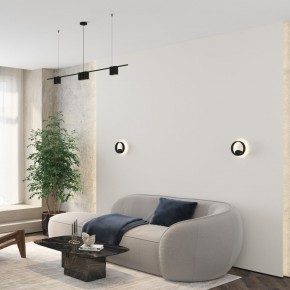 DK5060-BK Бра ORBIT, IP20, 3000К, LED, 10 Вт, черный матовый, алюминий в Добрянке - dobryanka.ok-mebel.com | фото 5