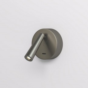 DK5072-DN Бра SHINE WALL со светодиодом, D104*H68, IP20, 3000К, 3W, RA?90, темный никель, алюминий в Добрянке - dobryanka.ok-mebel.com | фото