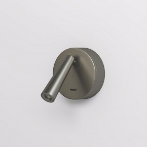 DK5072-DN Бра SHINE WALL со светодиодом, D104*H68, IP20, 3000К, 3W, RA?90, темный никель, алюминий в Добрянке - dobryanka.ok-mebel.com | фото 2