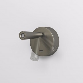 DK5072-DN Бра SHINE WALL со светодиодом, D104*H68, IP20, 3000К, 3W, RA?90, темный никель, алюминий в Добрянке - dobryanka.ok-mebel.com | фото 3