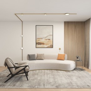 DK5072-SB Бра SHINE WALL со светодиодом, D104*H68, IP20, 3000К, 3W, RA?90, сатинированная латунь, алюминий в Добрянке - dobryanka.ok-mebel.com | фото 5