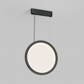 DK6604-BK Подвесной вертикальный светильник Veil со светодиодом H1500 d450 220V 36W 3000-6000K IP20 черный алюминий в Добрянке - dobryanka.ok-mebel.com | фото