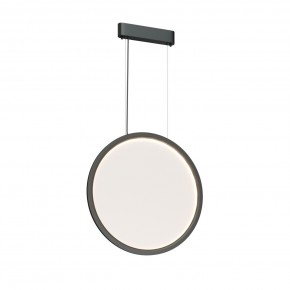 DK6606-BK Подвесной вертикальный светильник Veil со светодиодом H1700 d600 220V 48W 3000-6000K IP20 черный алюминий в Добрянке - dobryanka.ok-mebel.com | фото 5