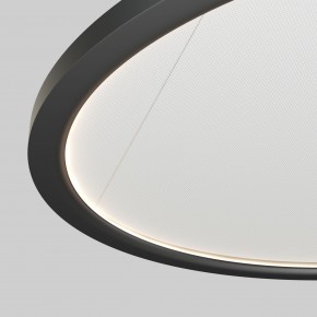 DK6616-BK Подвесной горизонтальный светильник Veil со светодиодом H900 d600 220V 48W 3000-6000K IP20 черный алюминий в Добрянке - dobryanka.ok-mebel.com | фото 3