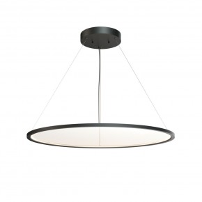 DK6620-BK Подвесной горизонтальный светильник Veil со светодиодом H900 d1000 220V 82W 3000-6000K IP20 черный алюминий в Добрянке - dobryanka.ok-mebel.com | фото 4