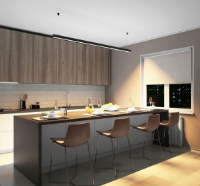 DK9203-BK Линейный светильник 52W 2000mm 3000K, черный в Добрянке - dobryanka.ok-mebel.com | фото 5