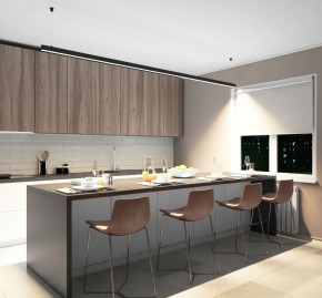 DK9304-BK Линейный светильник 72W 3000mm 4000K, черный в Добрянке - dobryanka.ok-mebel.com | фото 5