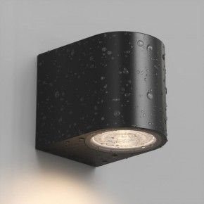 DK9790-BK Настенный уличный светильник NARVIK, IP44, GU10 LED, до 15 Вт, черный, алюминий в Добрянке - dobryanka.ok-mebel.com | фото 3