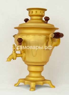 Электрический самовар "Русское золото" матовая груша на 2 литра (Ограниченная серия) в Добрянке - dobryanka.ok-mebel.com | фото