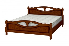 ЕЛЕНА-4 Кровать из массива (орех) в Добрянке - dobryanka.ok-mebel.com | фото 2